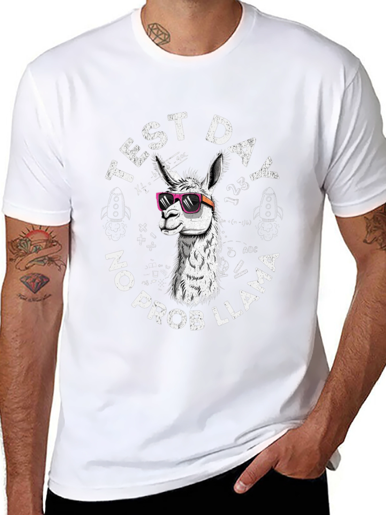 Test Day No Prob Llama T-Shirt