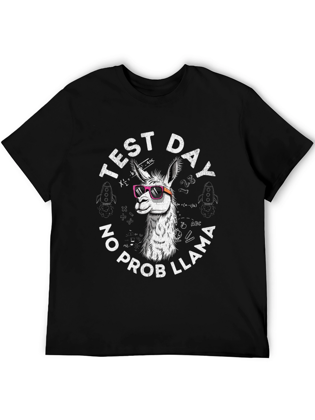 Test Day No Prob Llama T-Shirt