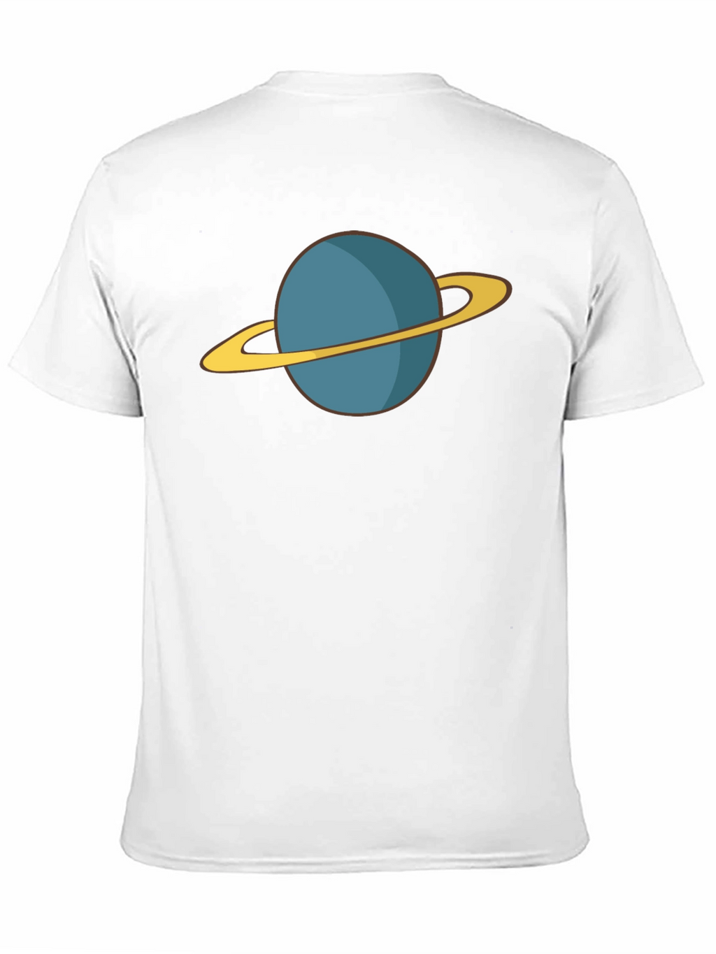 Planet Saturn Graphic Tee - Black