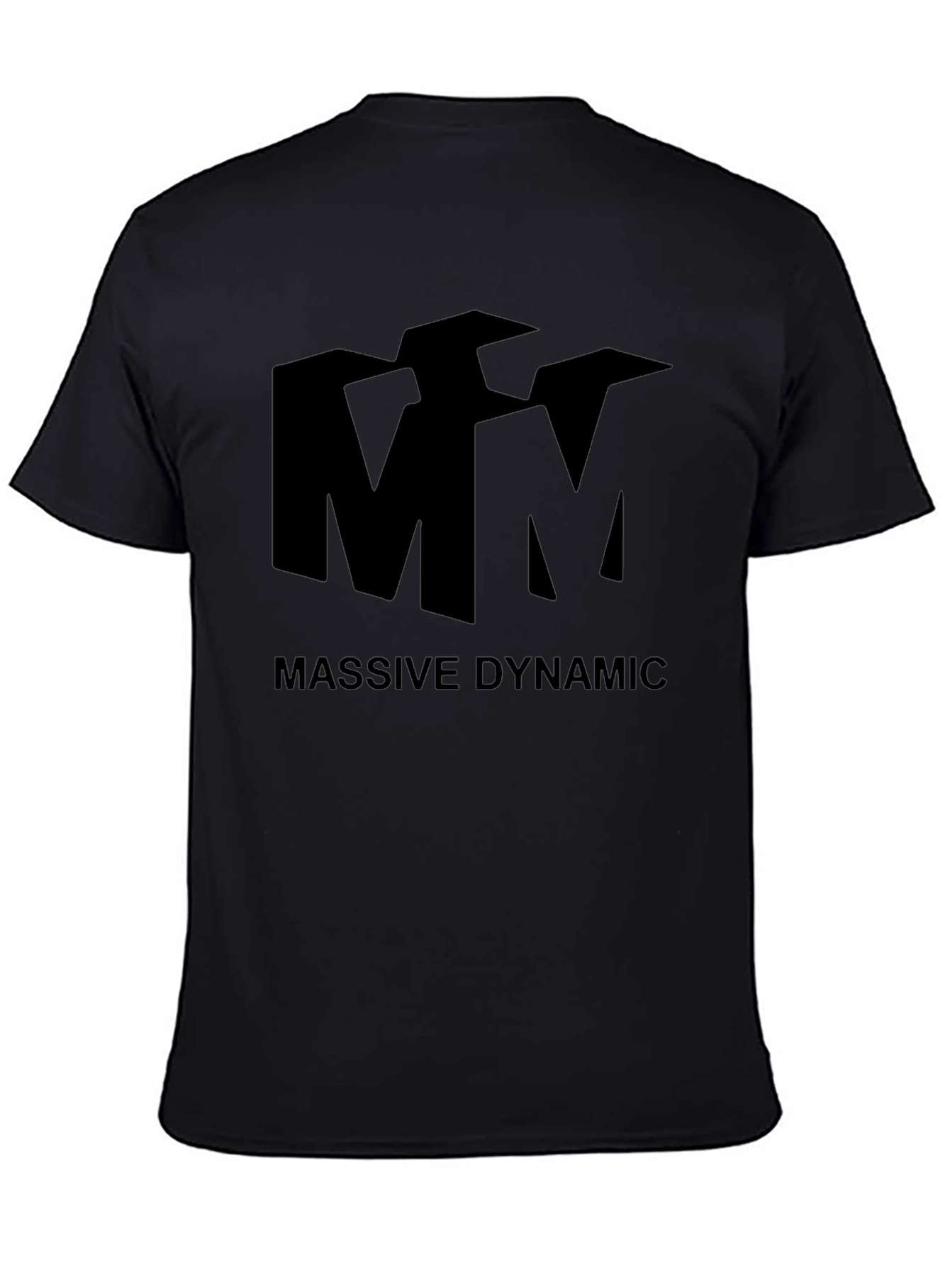 Massive Dynamic T-Shirt - Black Cotton Tee