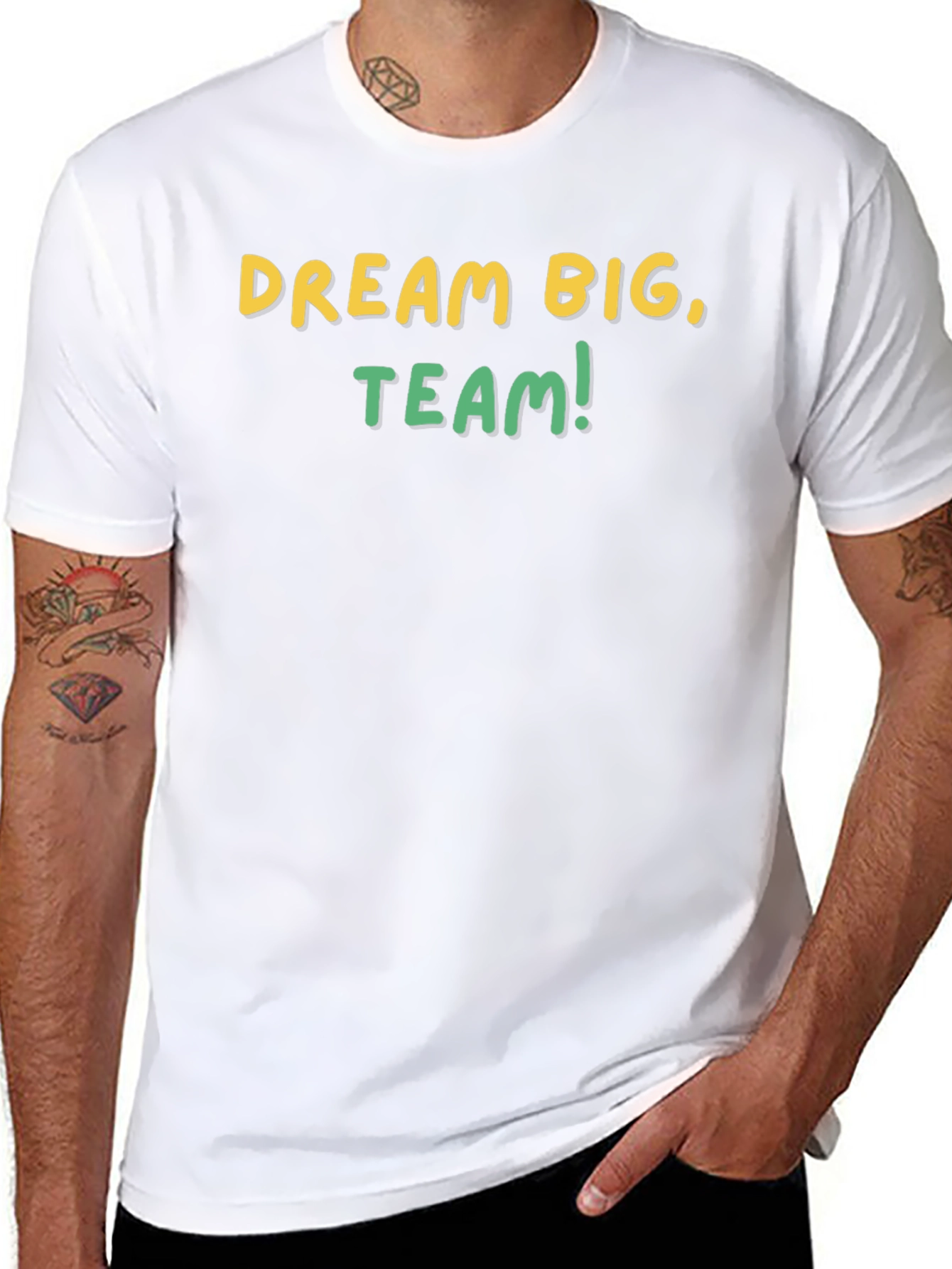 Dream Big Team T-Shirt - Motivational Graphic Tee