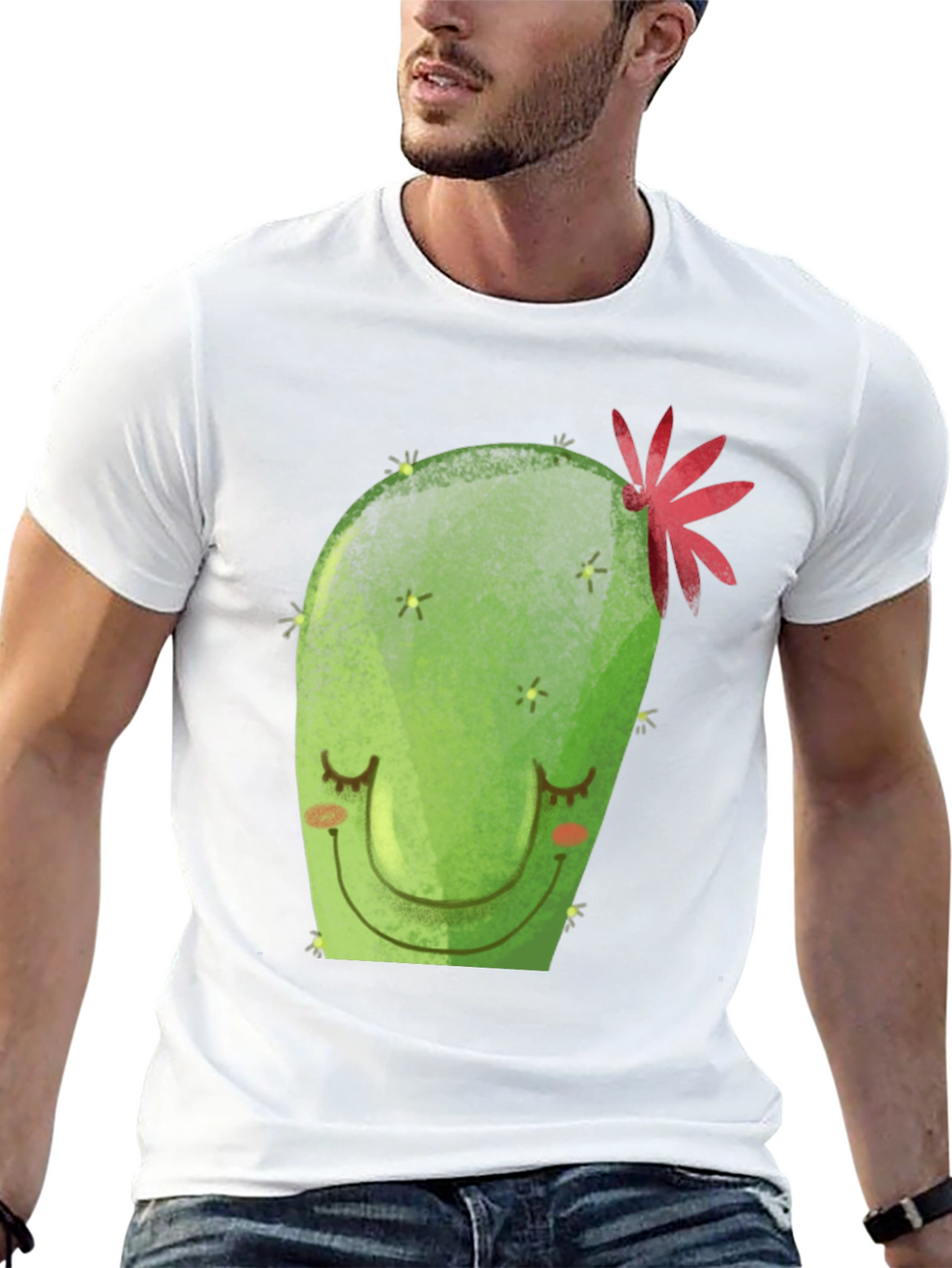 Cute Cactus Graphic Tee - Trendy Unisex T-Shirt