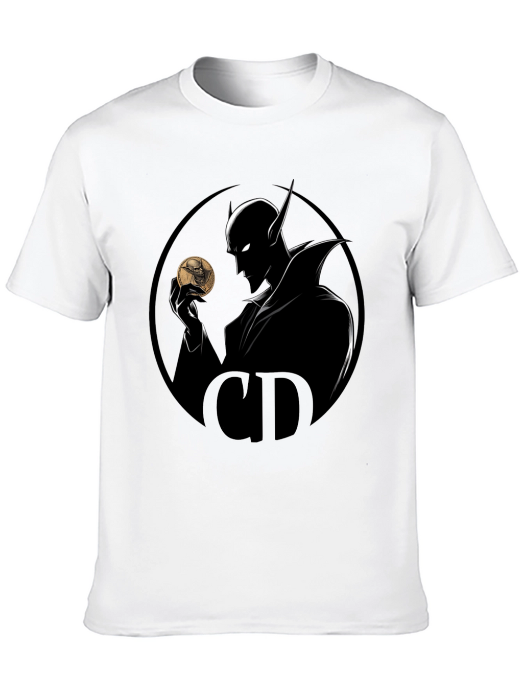 Mystic Coin T-Shirt - Shadowy Design