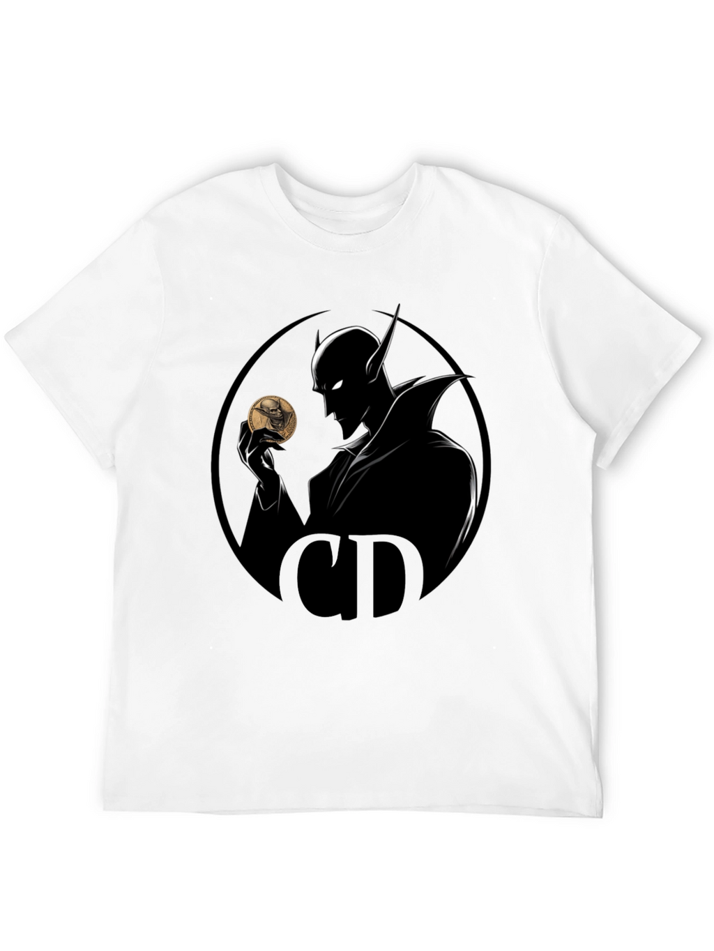 Mystic Coin T-Shirt - Shadowy Design