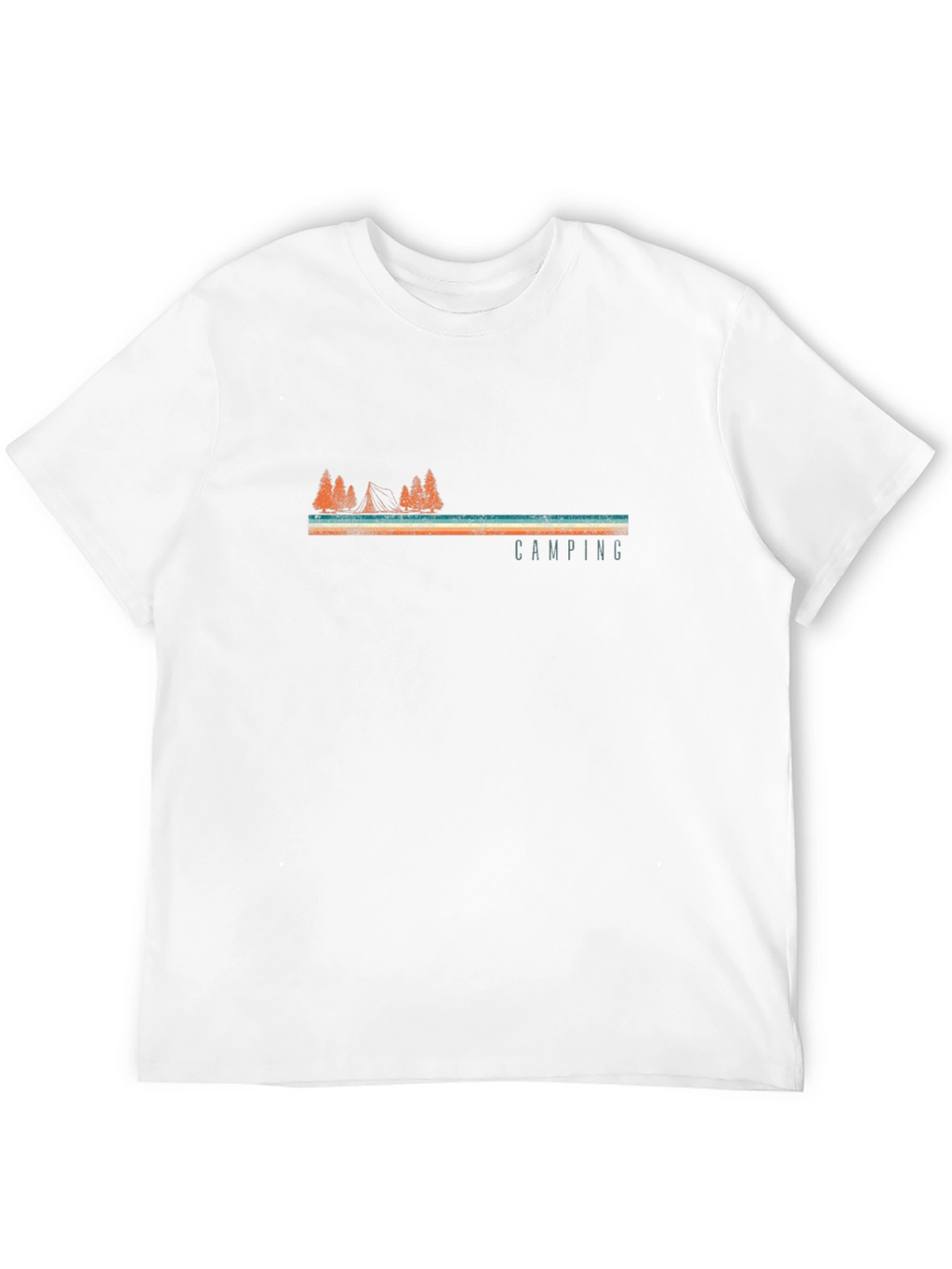 Camping Graphic Print T-Shirt