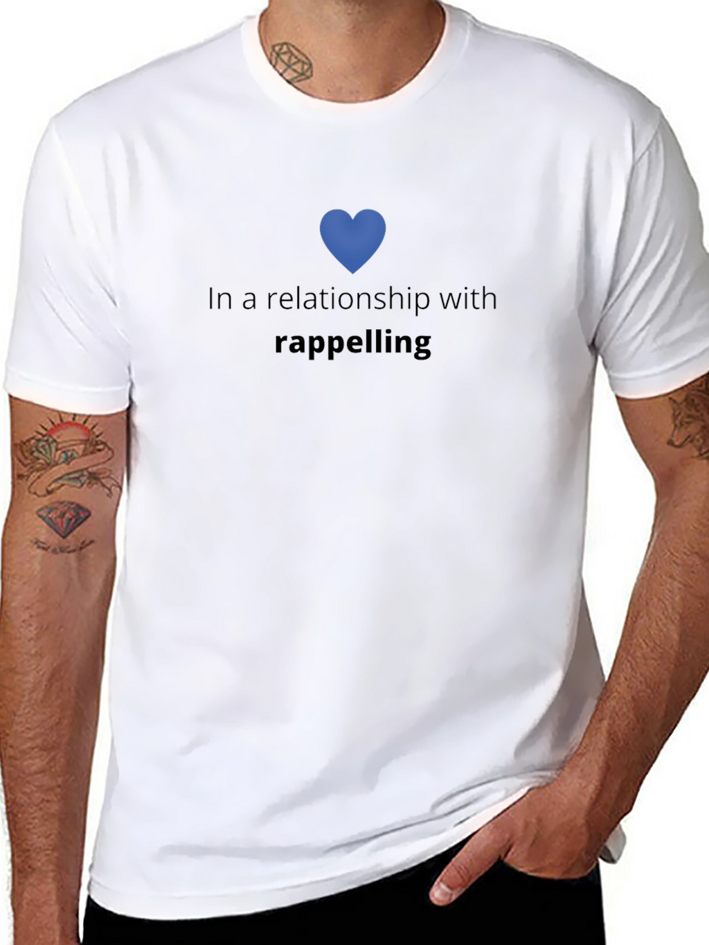 Rappelling Relationship Graphic Tee