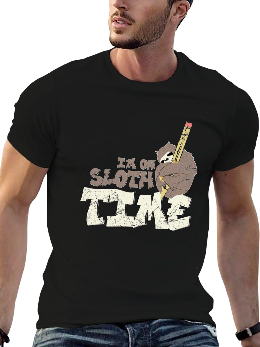 Im On Sloth Time Graphic T-Shirt