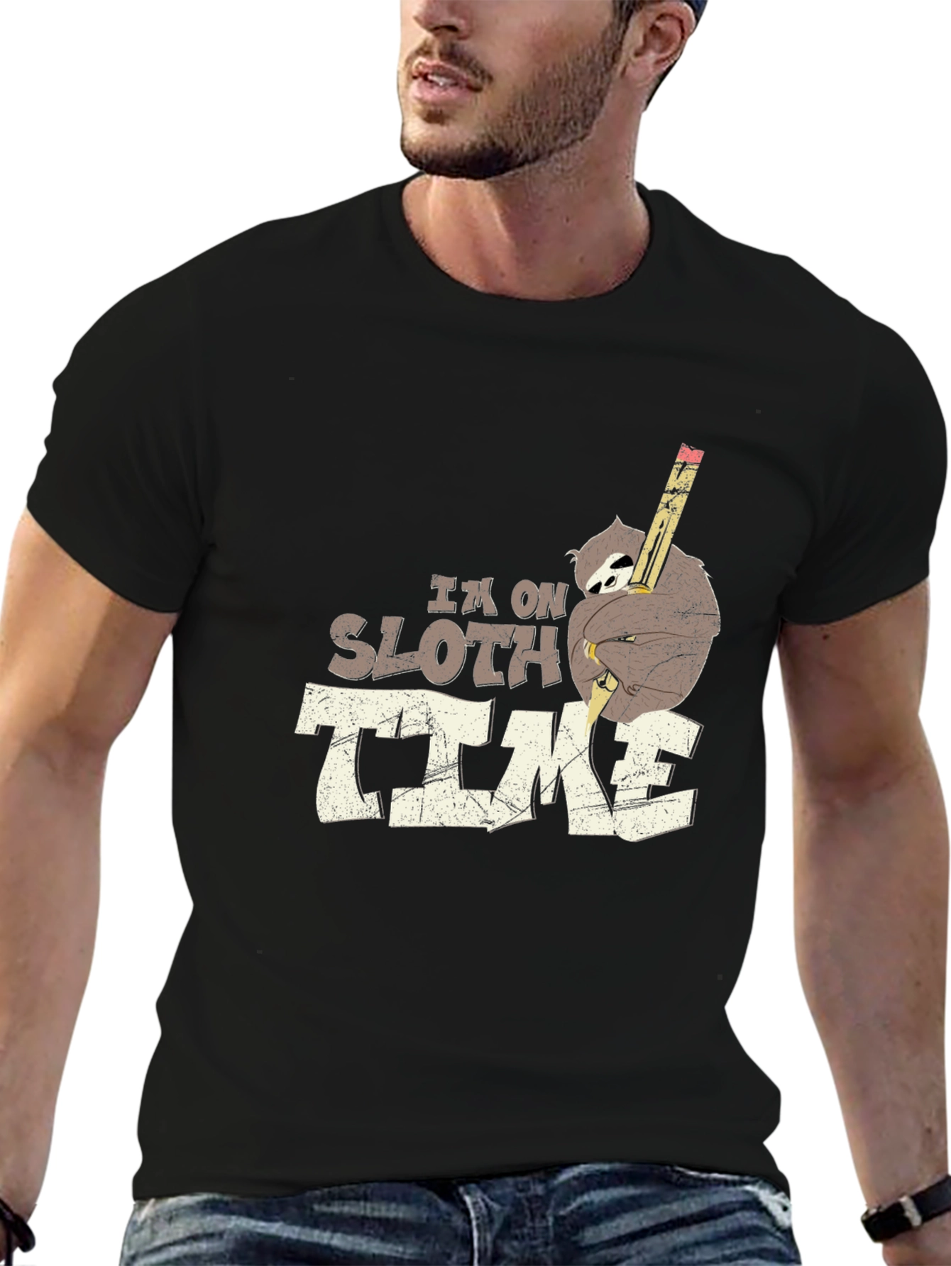 Im On Sloth Time Graphic T-Shirt