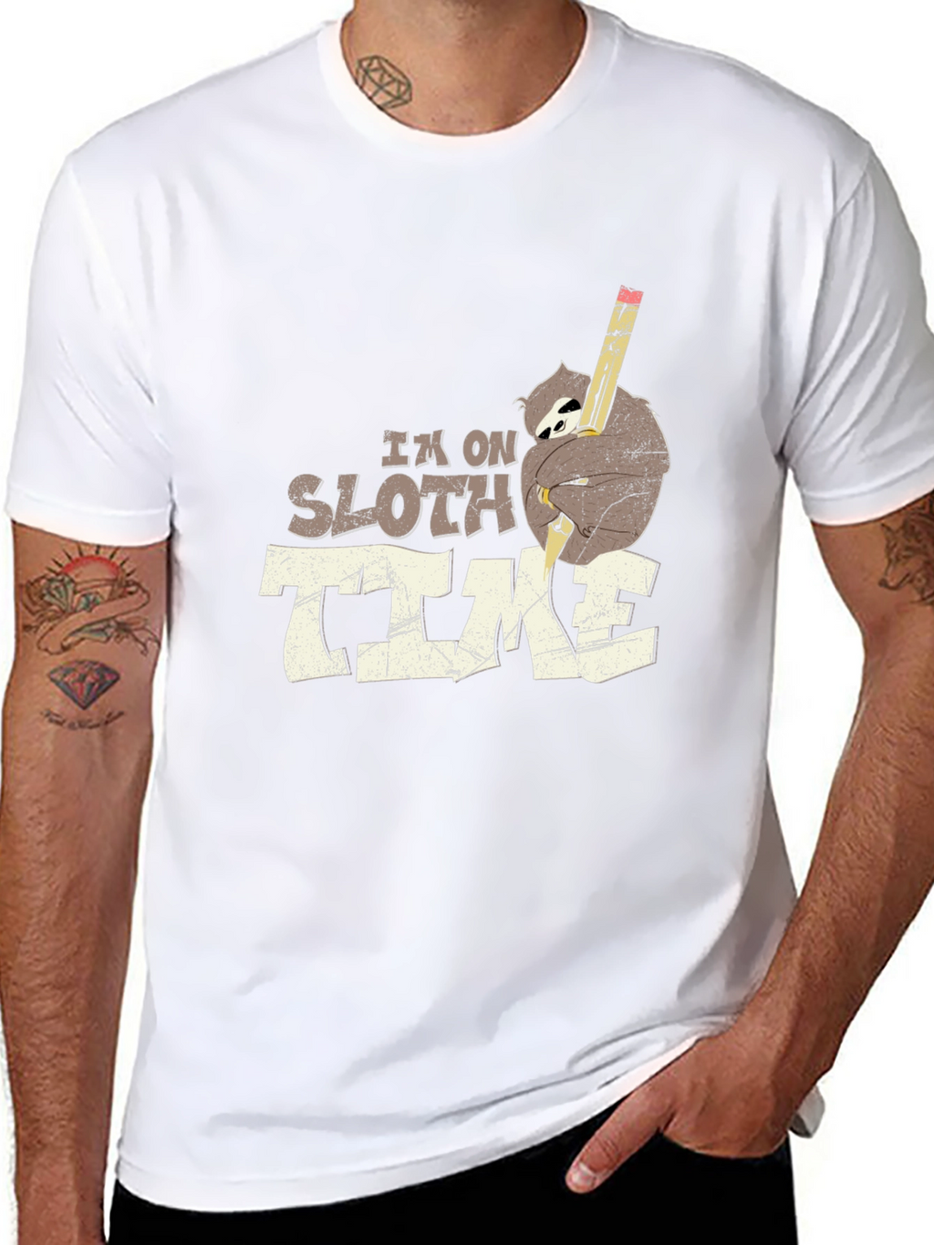 Im On Sloth Time Graphic T-Shirt