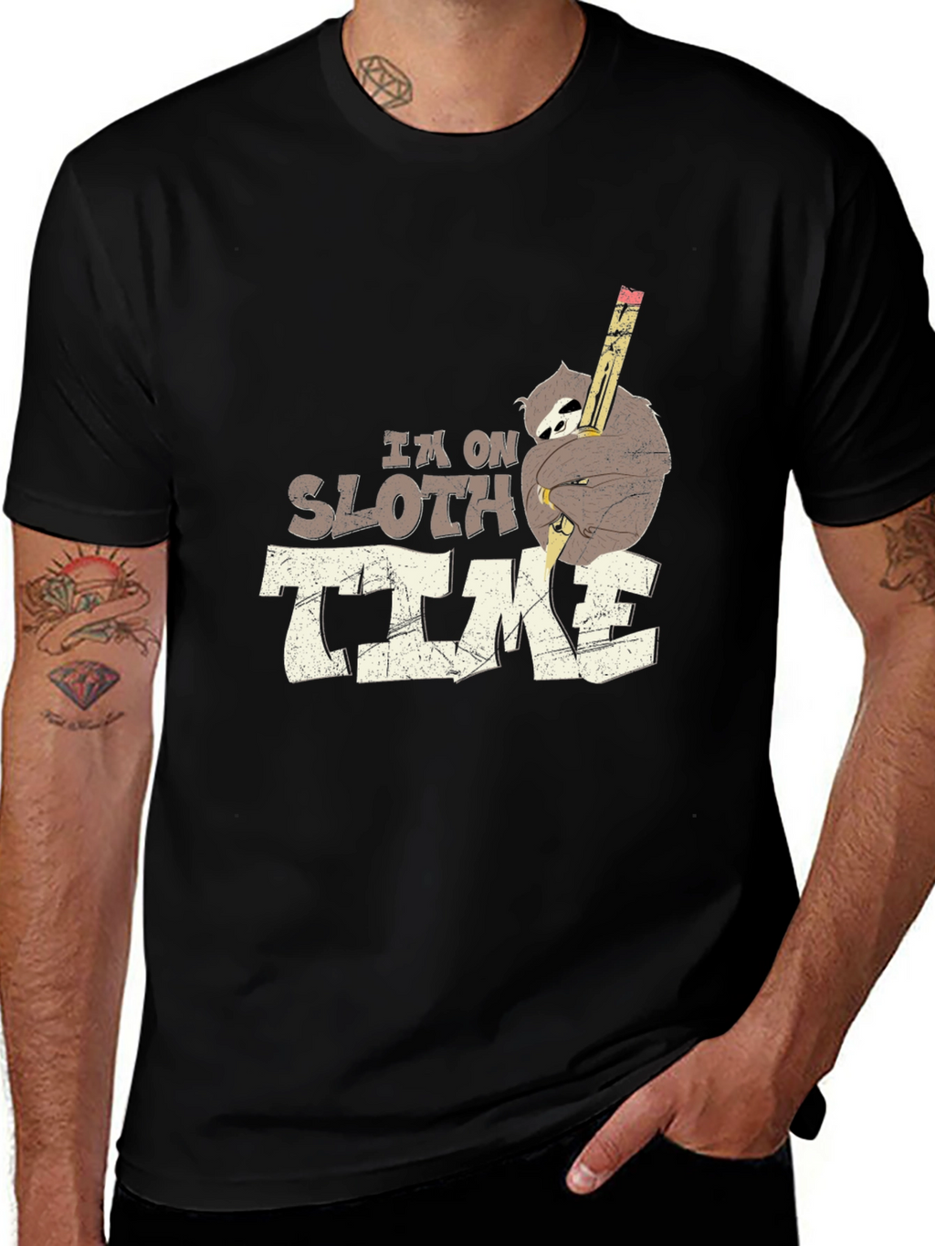 Im On Sloth Time Graphic T-Shirt