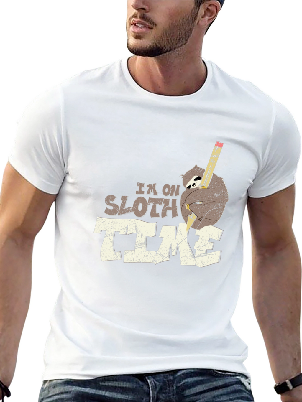 Im On Sloth Time Graphic T-Shirt