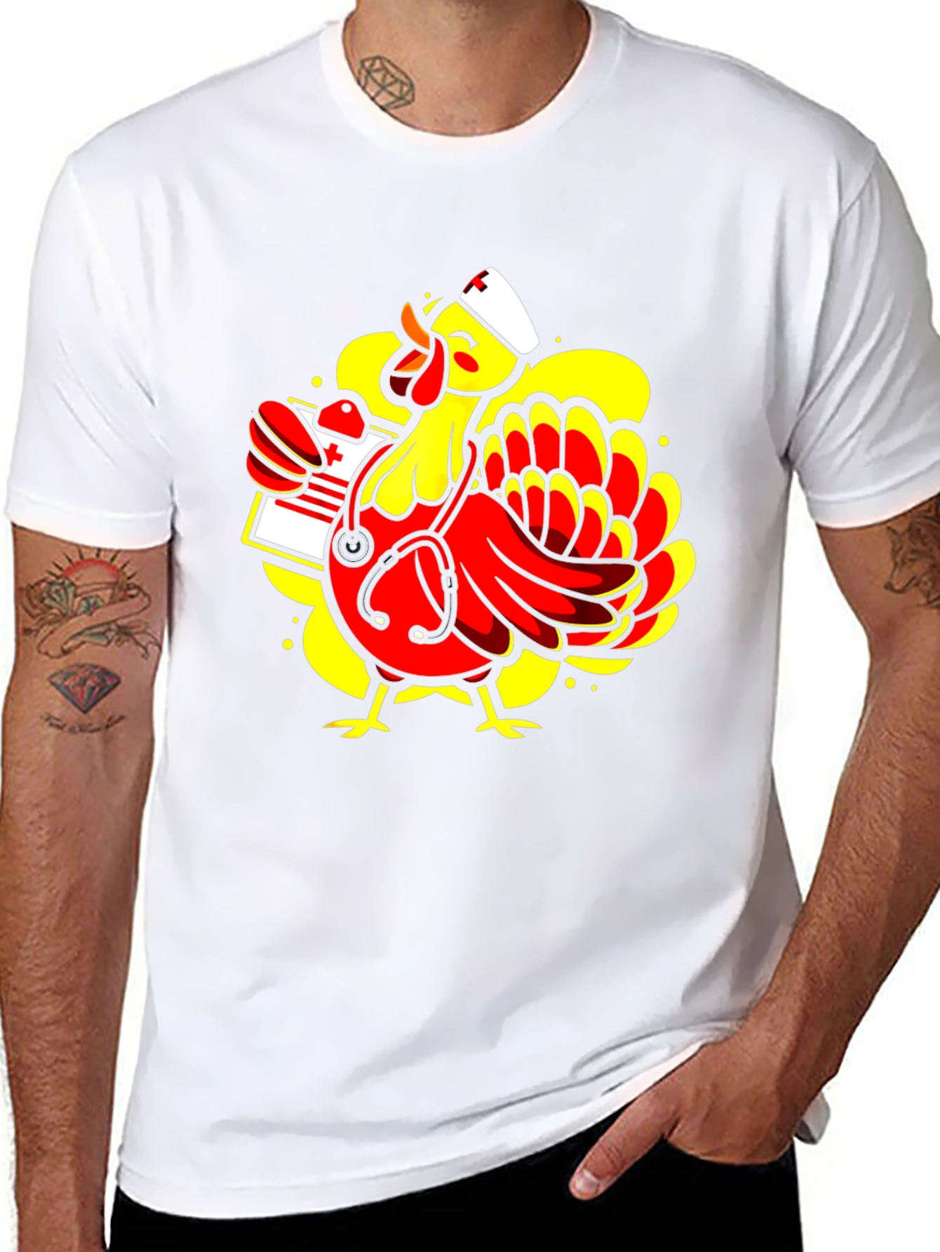 Nurse Chicken T-Shirt - Funny Animal Tee