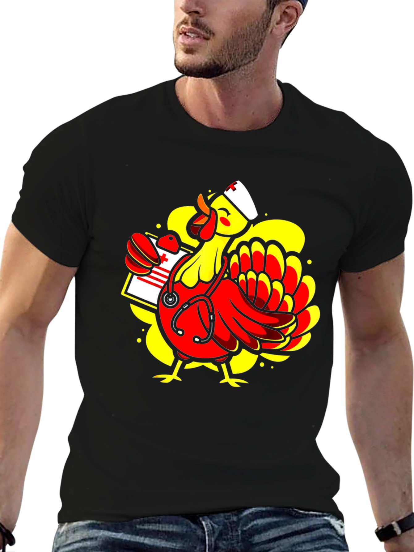 Nurse Chicken T-Shirt - Funny Animal Tee