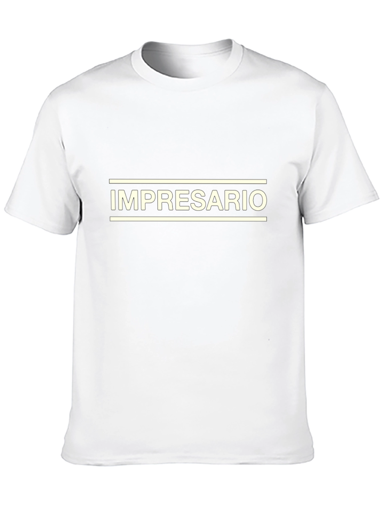 Impresario Black Graphic Tee - Bold Statement Shirt