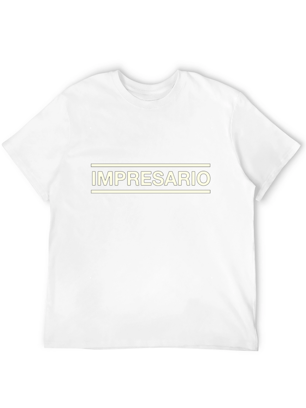 Impresario Black Graphic Tee - Bold Statement Shirt