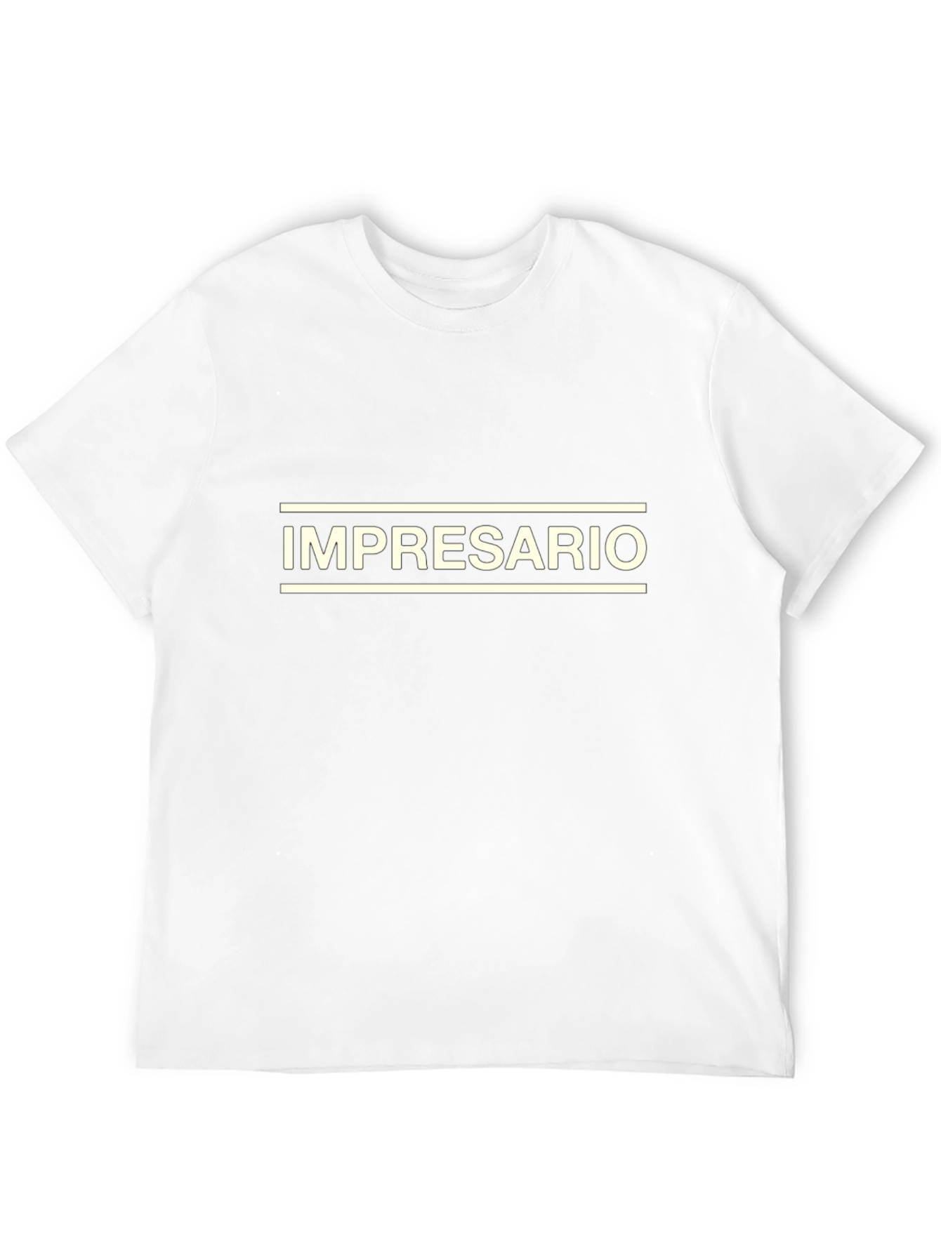 Impresario Black Graphic Tee - Bold Statement Shirt