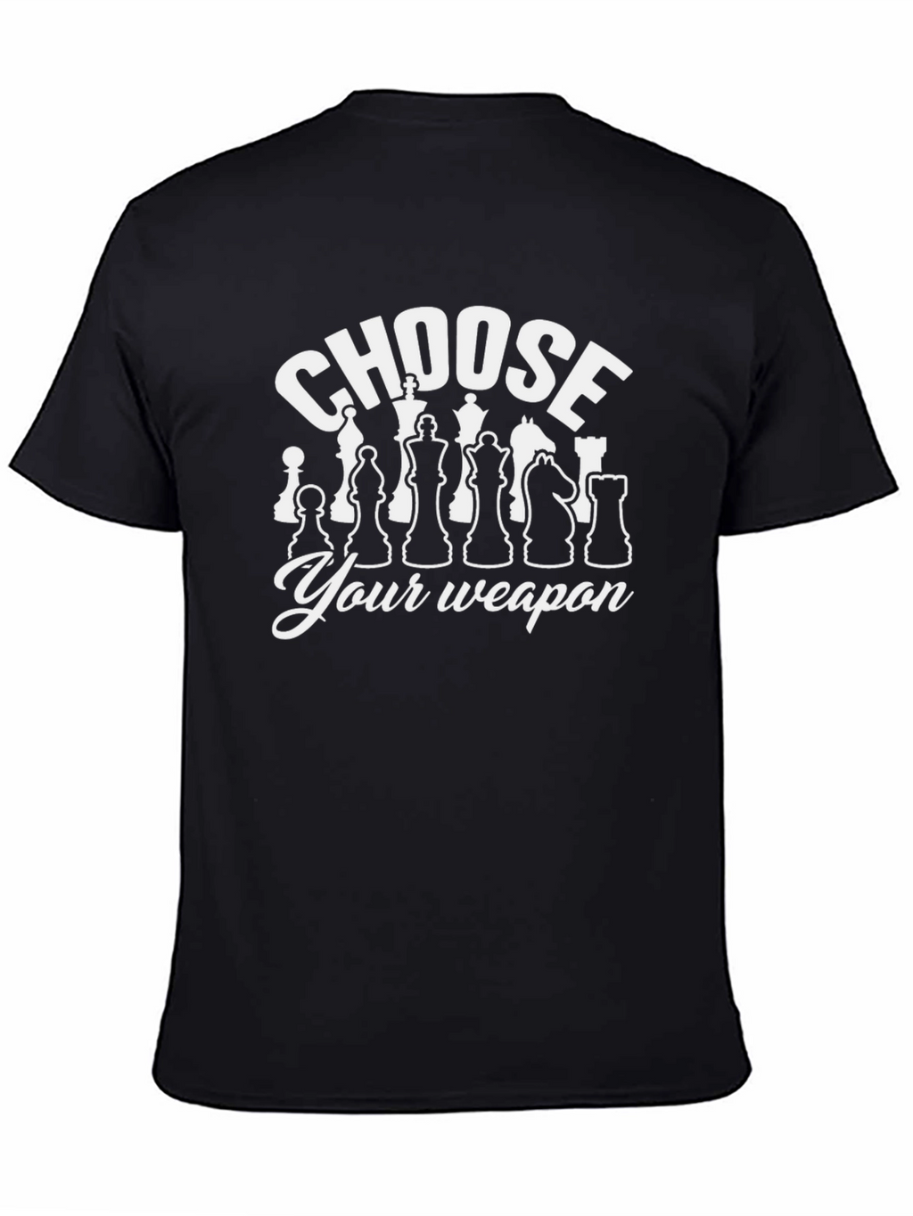 Choose Your Weapon Chess T-Shirt