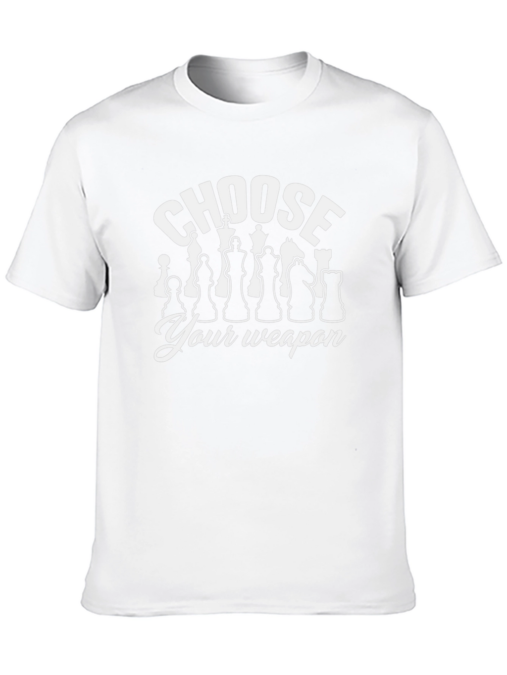 Choose Your Weapon Chess T-Shirt