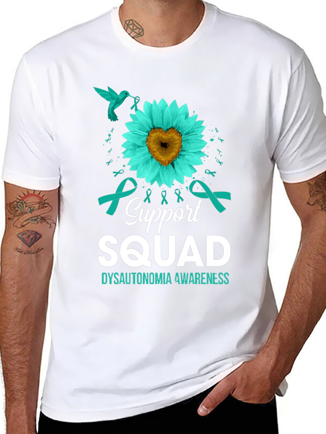 Support Squad Dysautonomia Awareness Graphic Tee