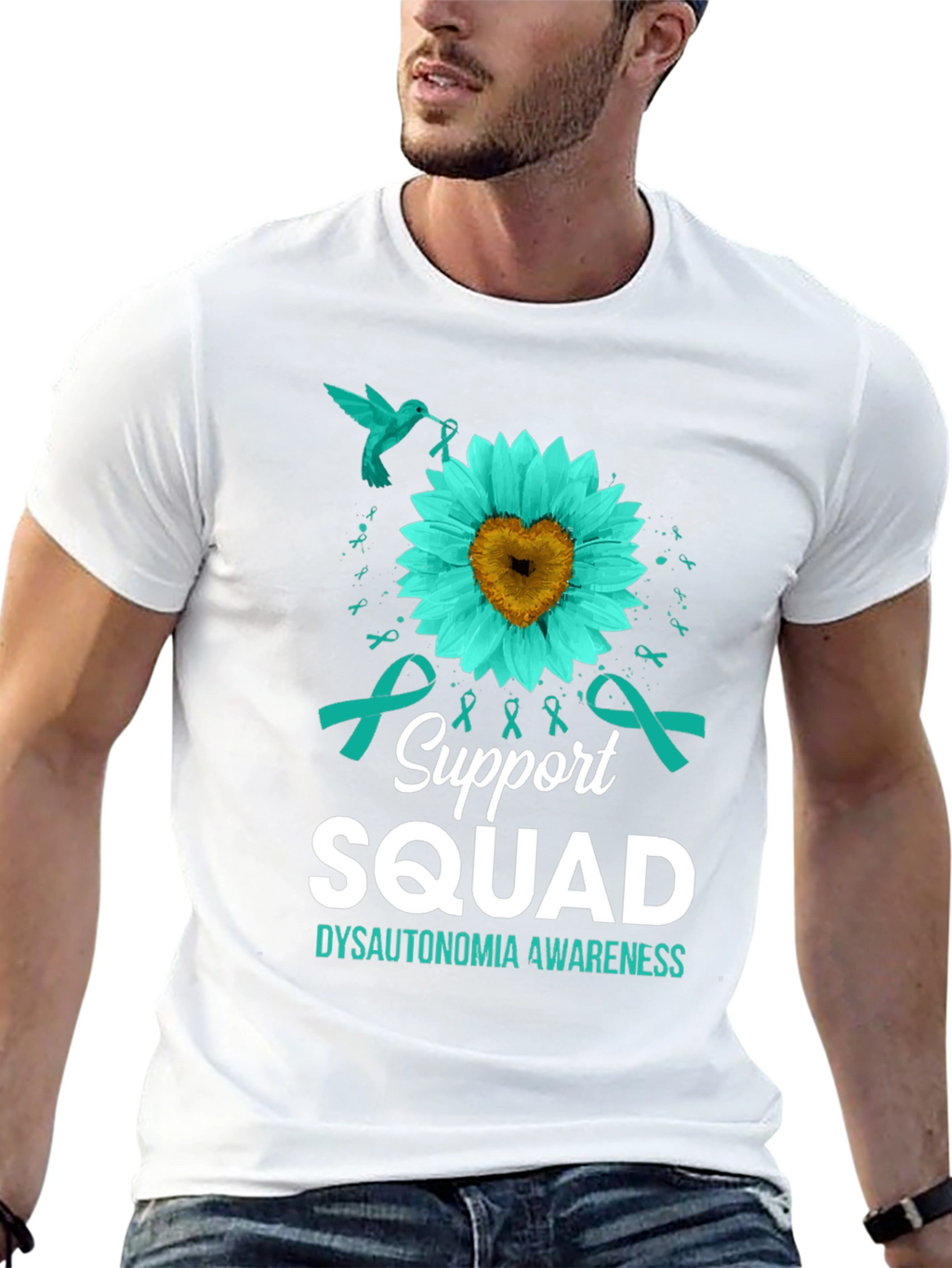 Support Squad Dysautonomia Awareness Graphic Tee