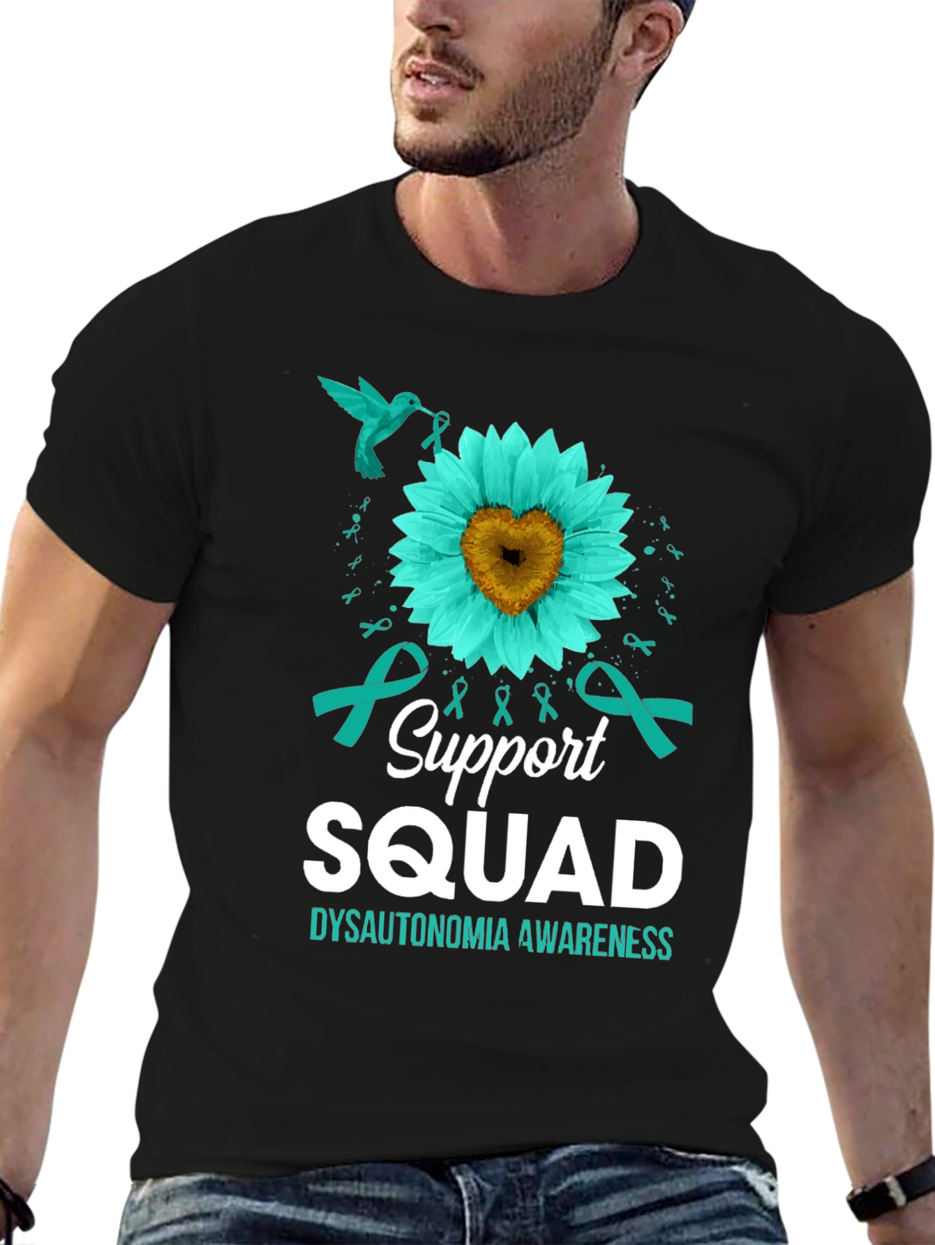 Support Squad Dysautonomia Awareness Graphic Tee