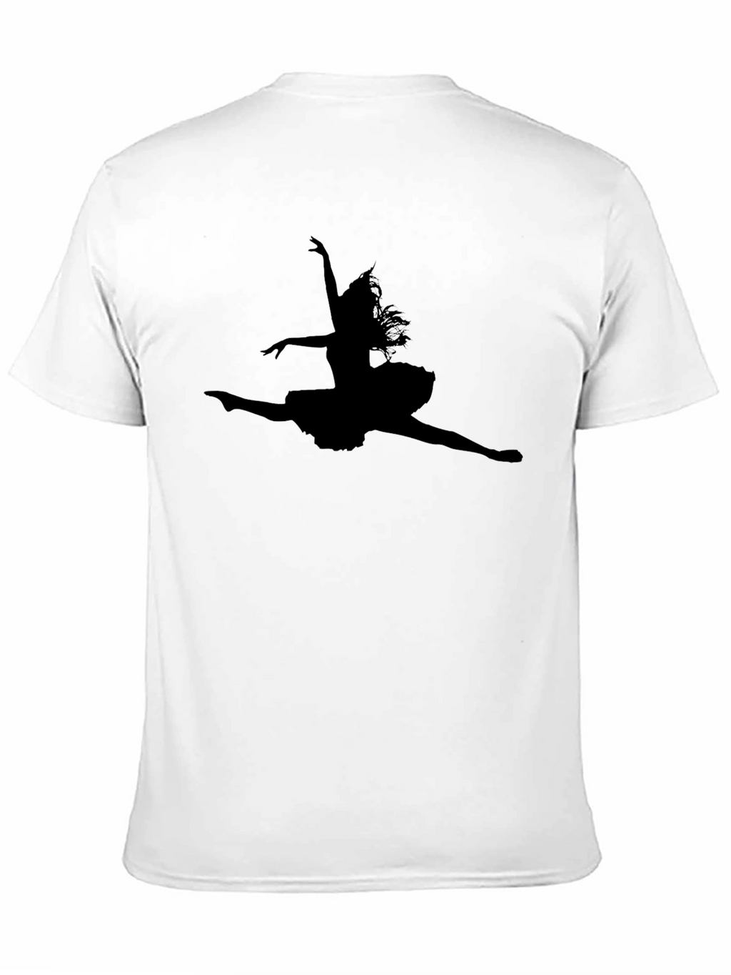 Black Ballerina Silhouette T-Shirt