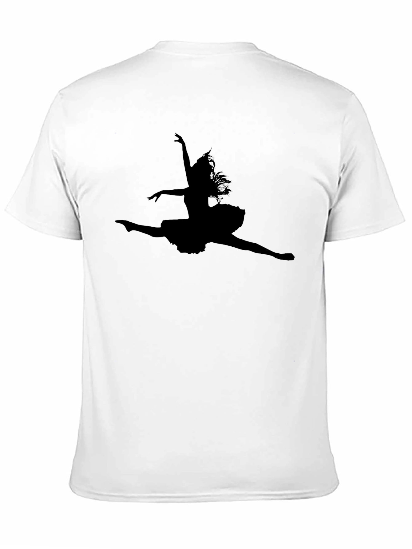 Black Ballerina Silhouette T-Shirt