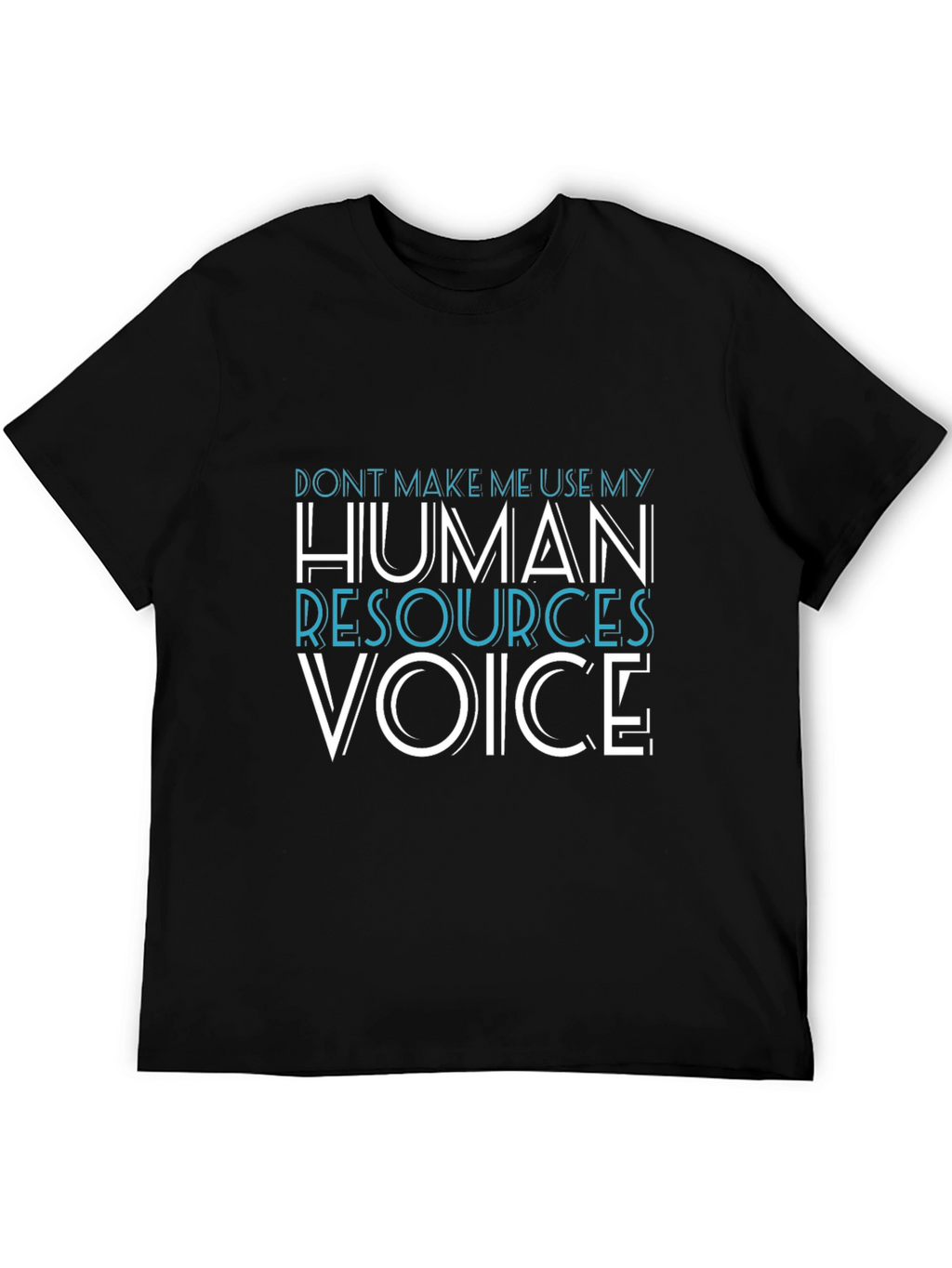 Human Resources Voice Graphic Tee - Black