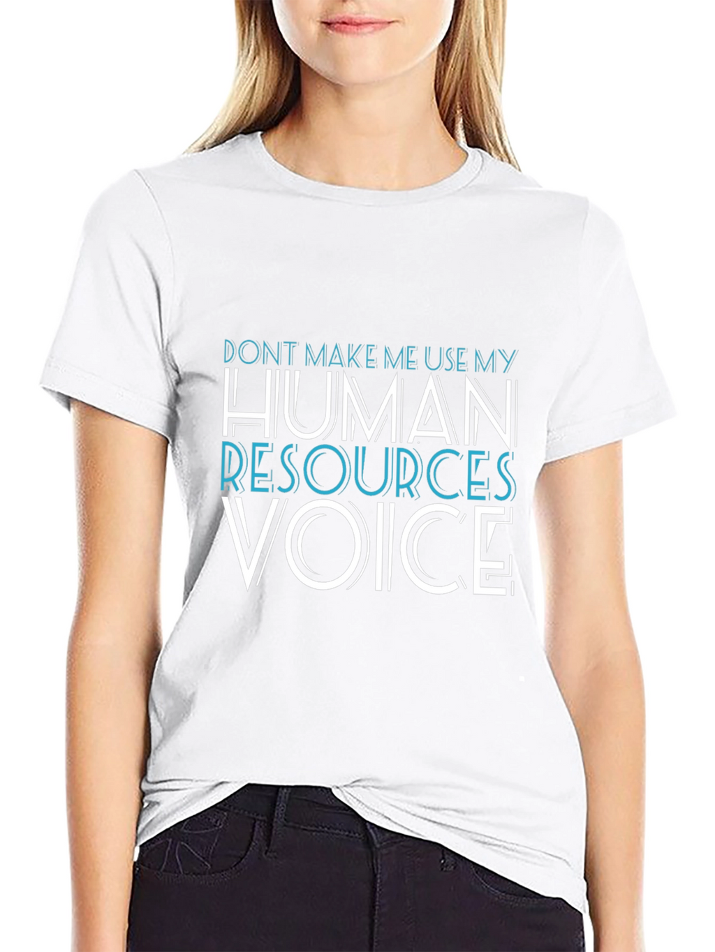 Human Resources Voice Graphic Tee - Black