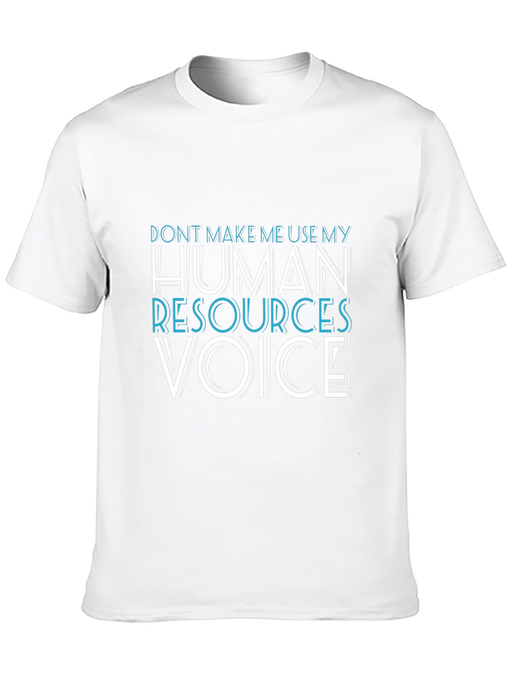 Human Resources Voice Graphic Tee - Black