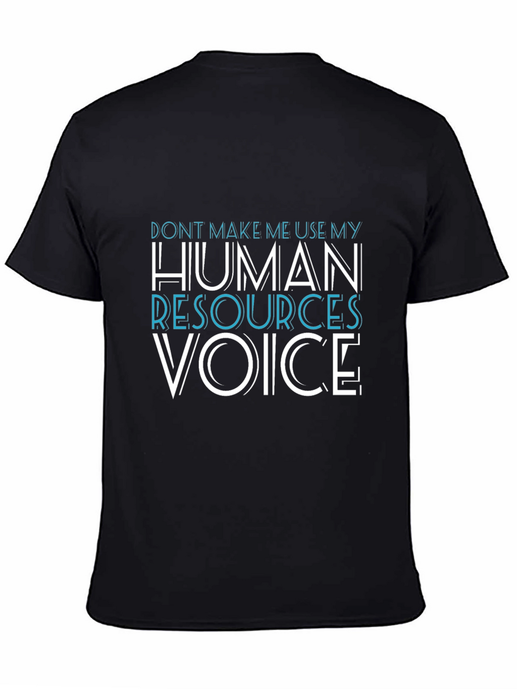 Human Resources Voice Graphic Tee - Black