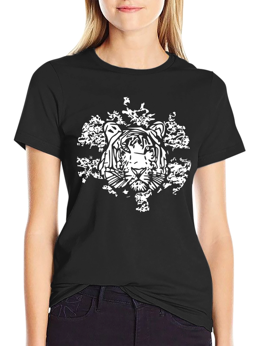 Black Tiger Graphic Tee - Fierce Style