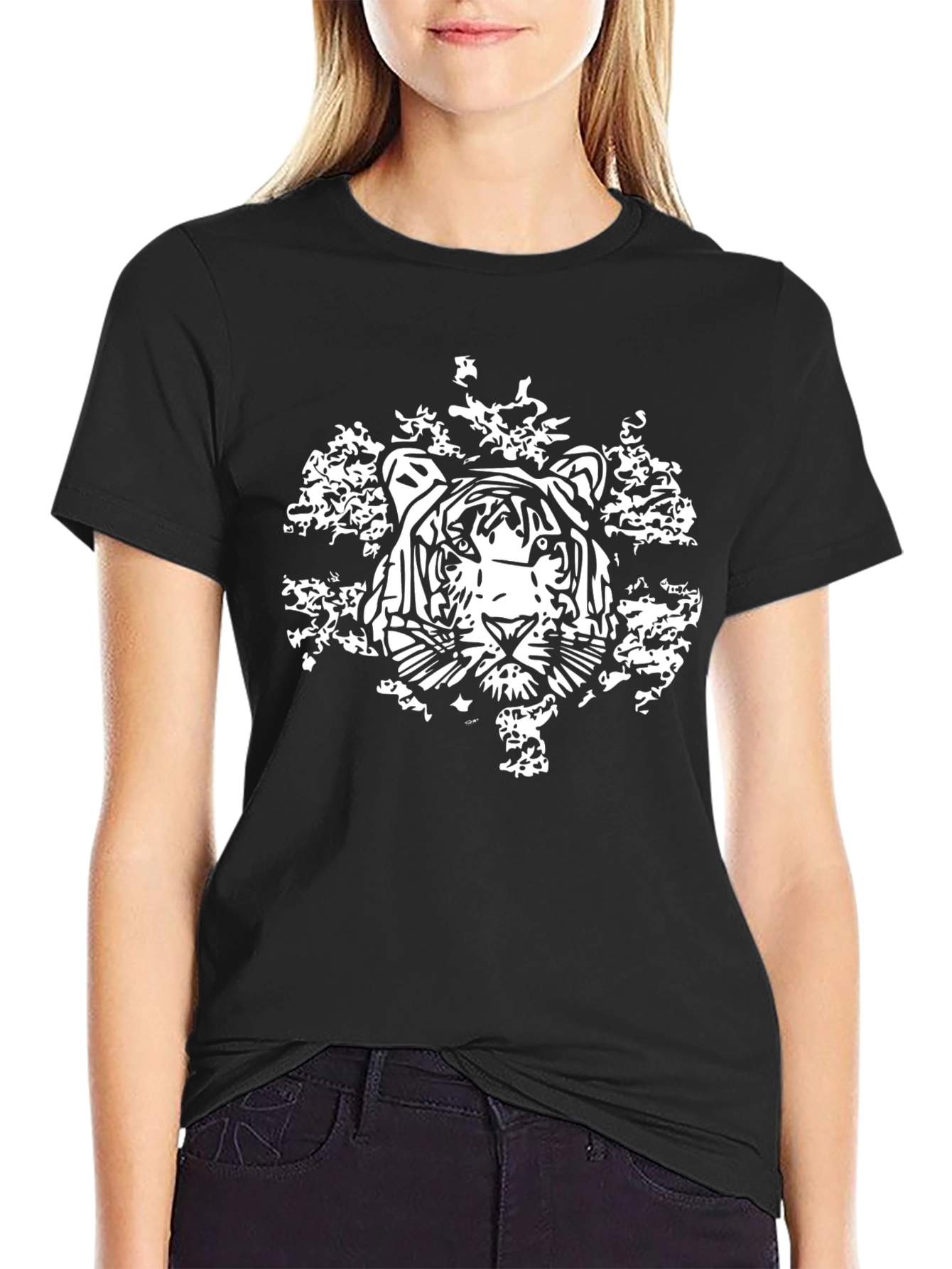 Black Tiger Graphic Tee - Fierce Style