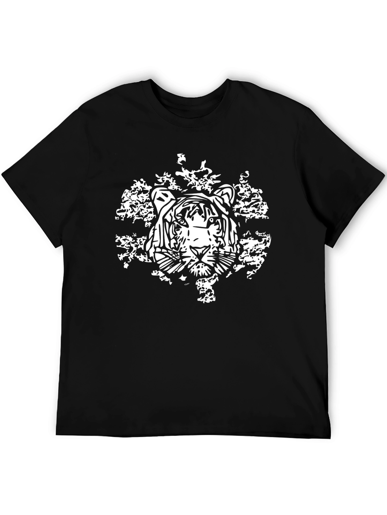 Black Tiger Graphic Tee - Fierce Style