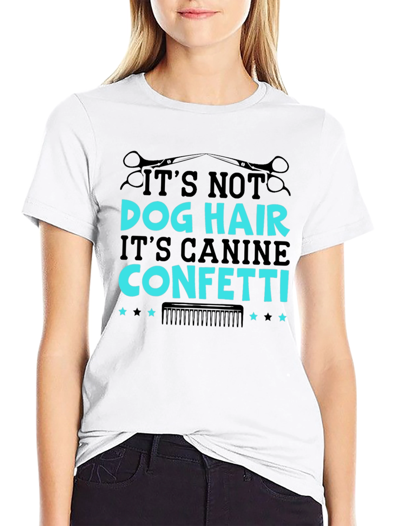 Canine Confetti Graphic Tee