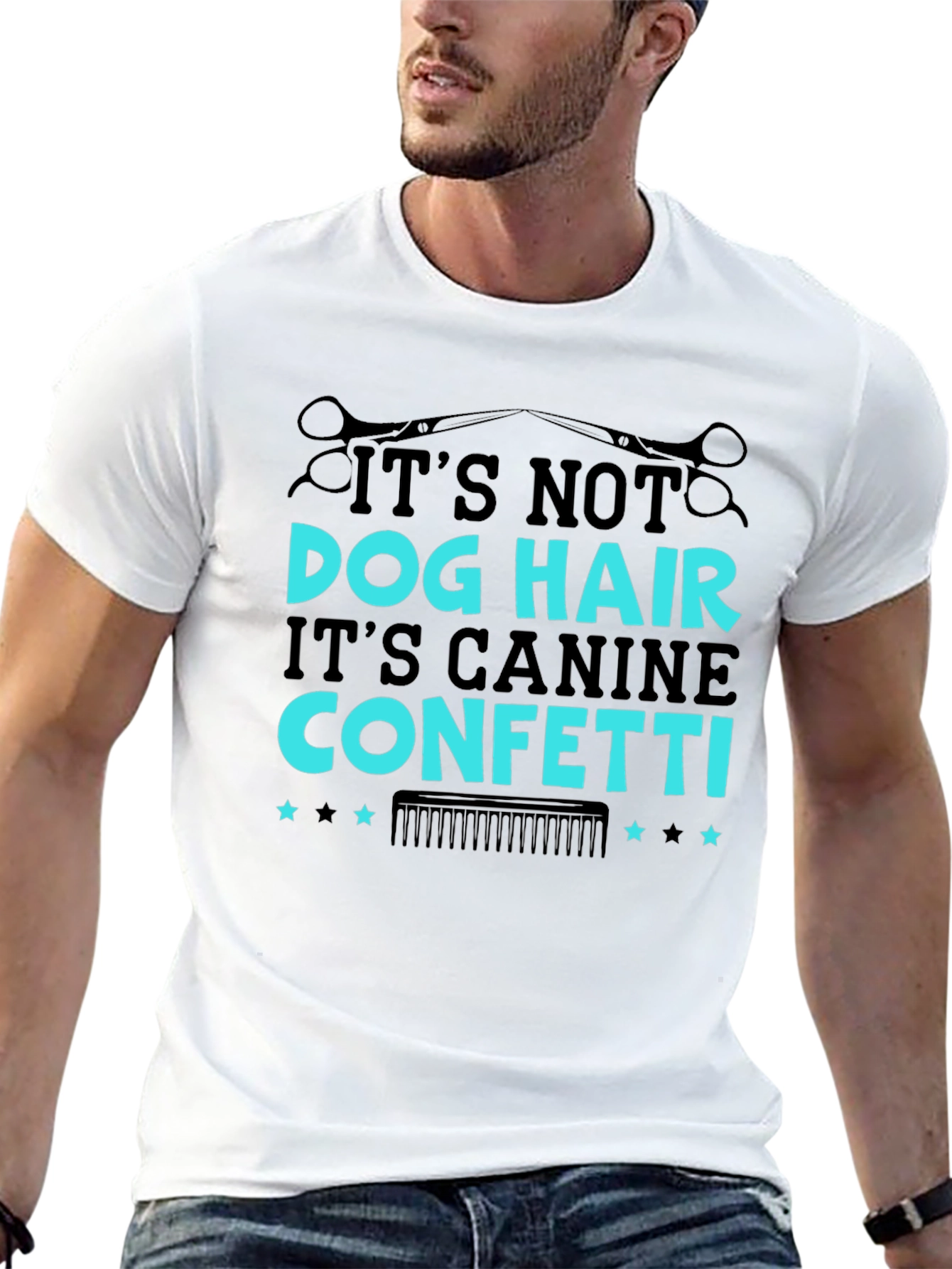 Canine Confetti Graphic Tee