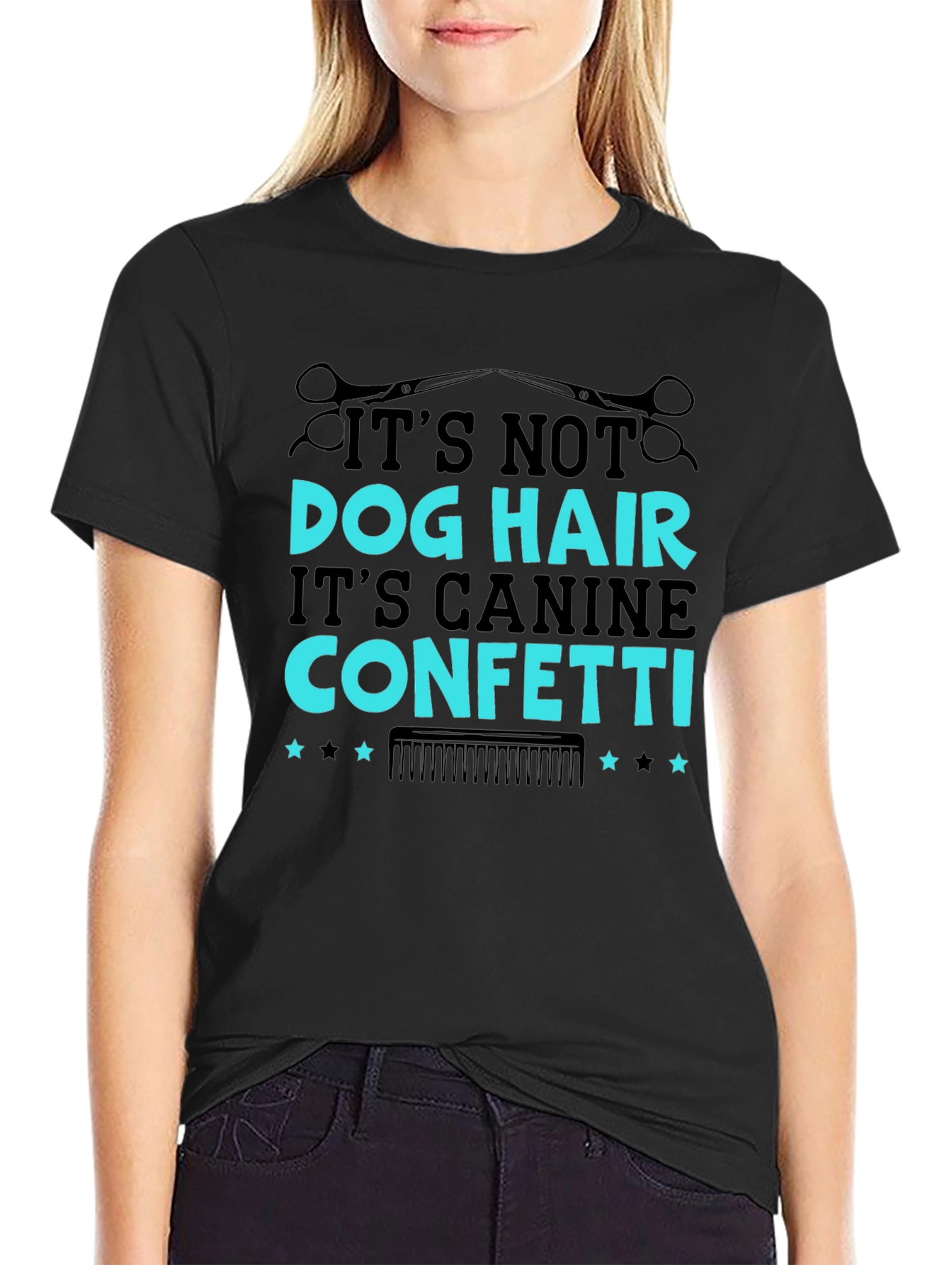 Canine Confetti Graphic Tee