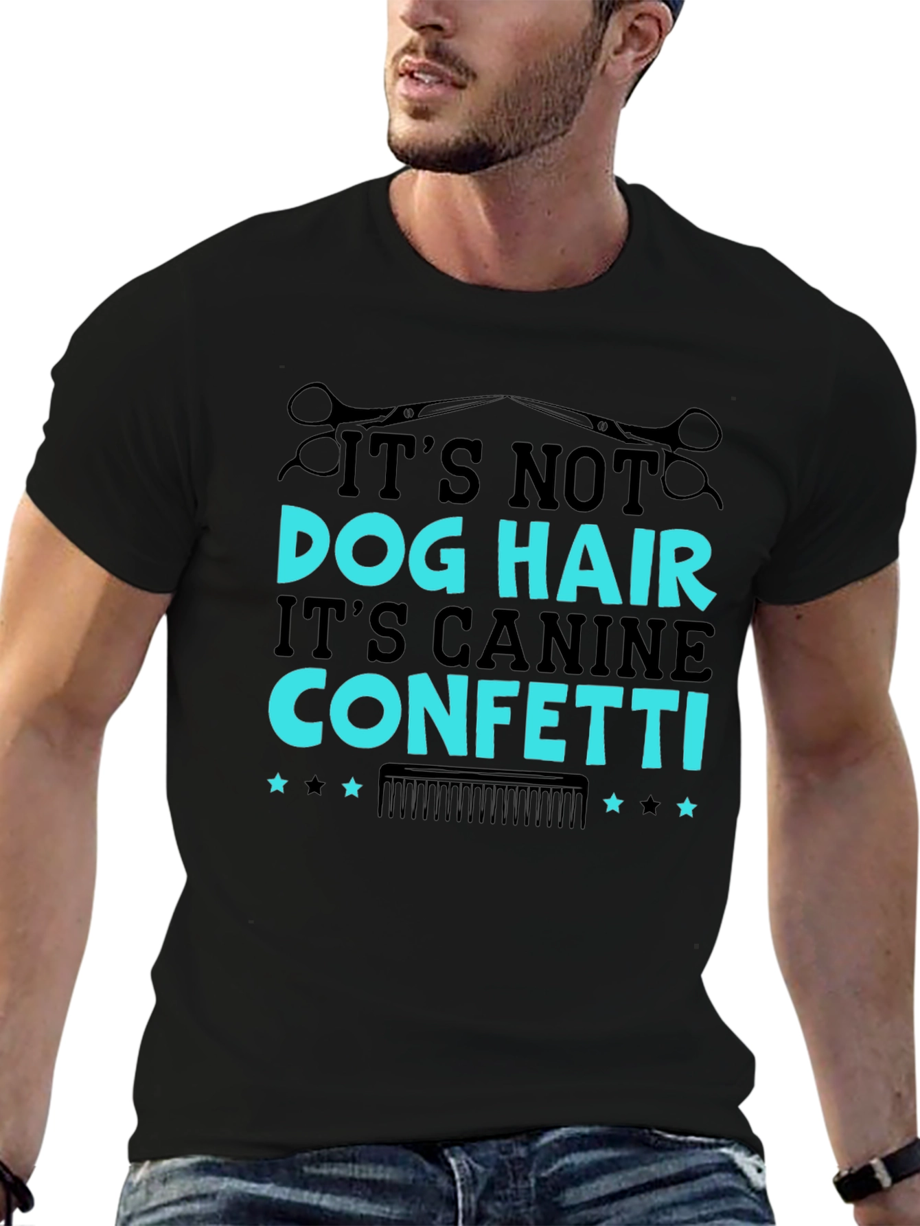 Canine Confetti Graphic Tee