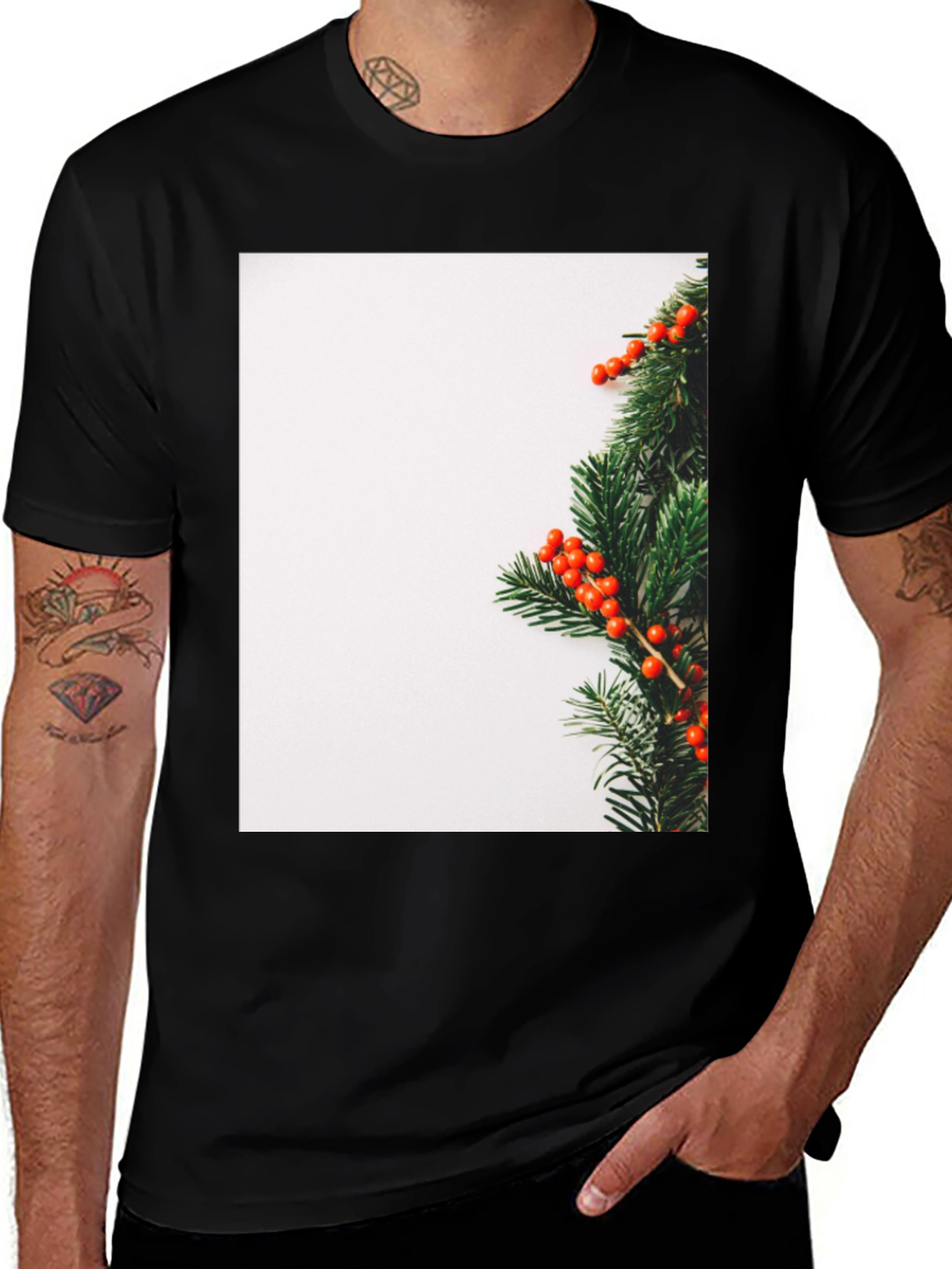 Festive Holiday Berry T-Shirt