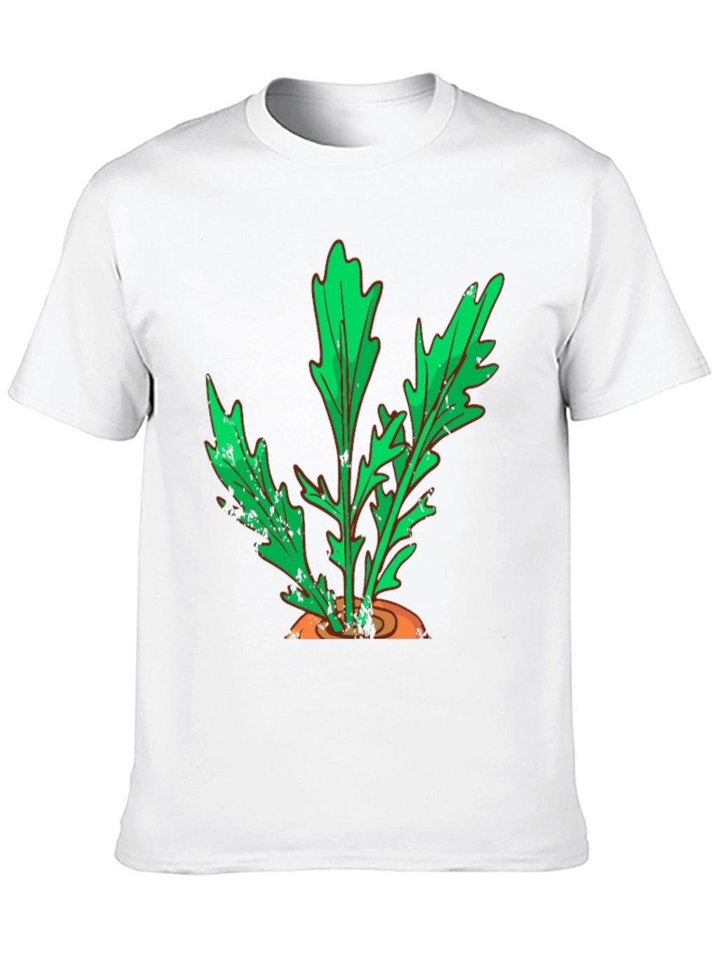 Carrot Top Graphic Tee - Black Cotton T-Shirt