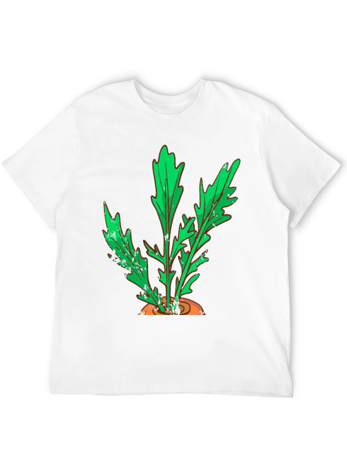Carrot Top Graphic Tee - Black Cotton T-Shirt