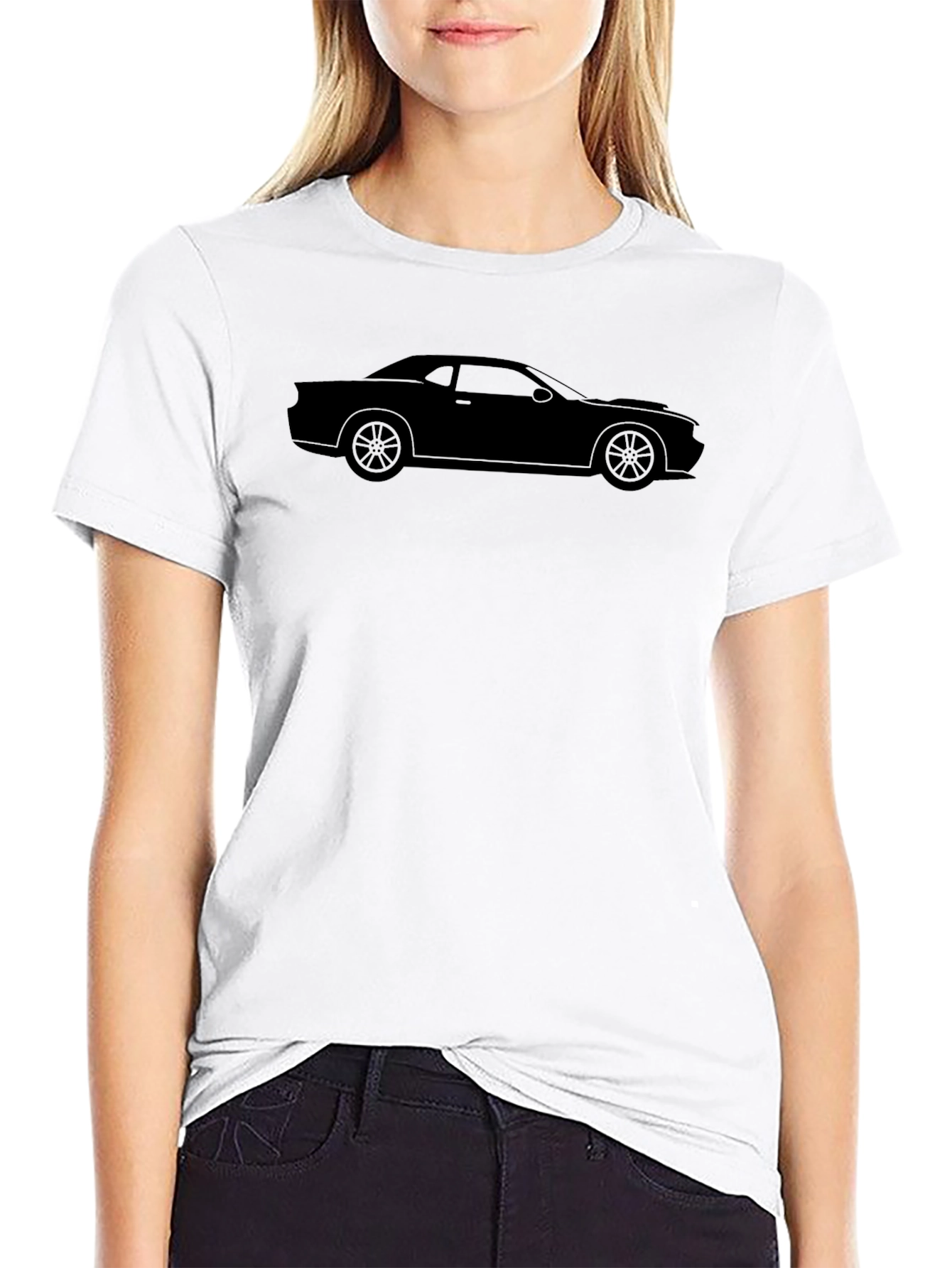 Black Car Silhouette T-Shirt