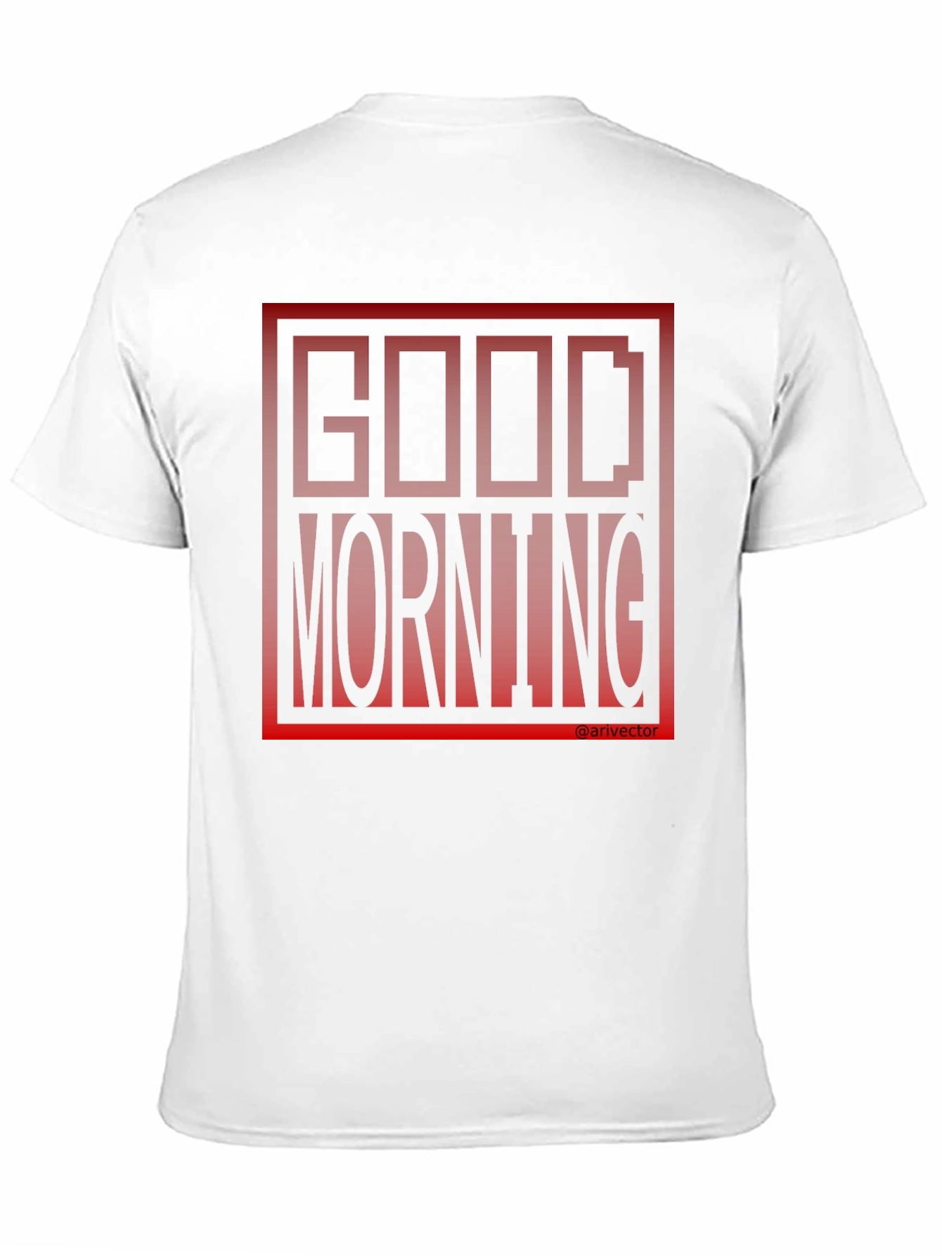 Good Morning Black Graphic Tee