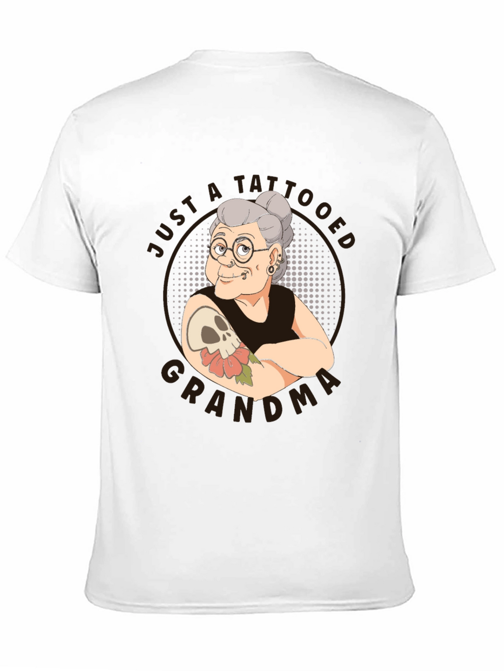 Tattooed Grandma T-Shirt - Funny Graphic Tee