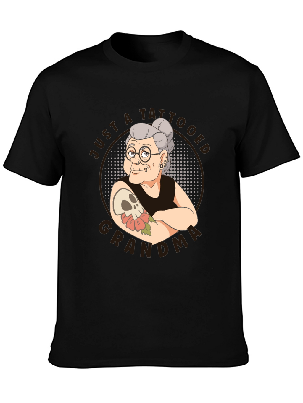 Tattooed Grandma T-Shirt - Funny Graphic Tee