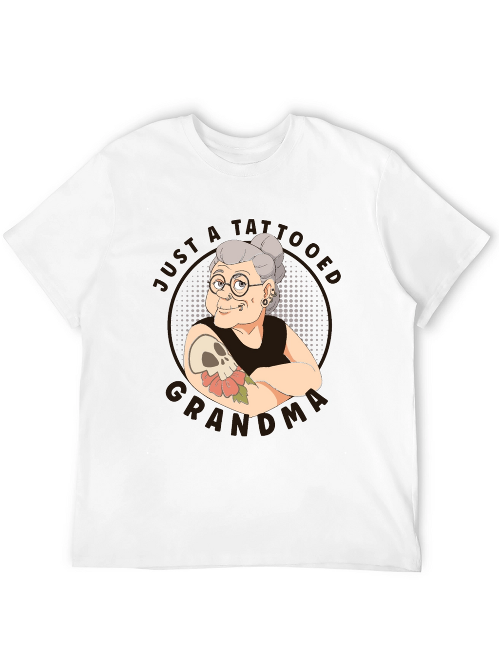 Tattooed Grandma T-Shirt - Funny Graphic Tee