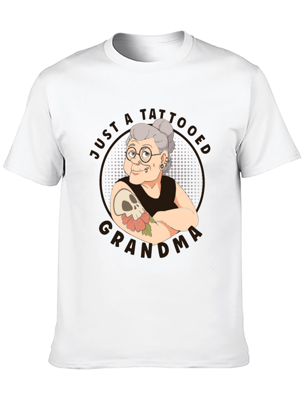Tattooed Grandma T-Shirt - Funny Graphic Tee