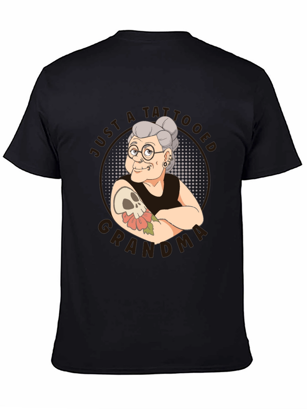 Tattooed Grandma T-Shirt - Funny Graphic Tee