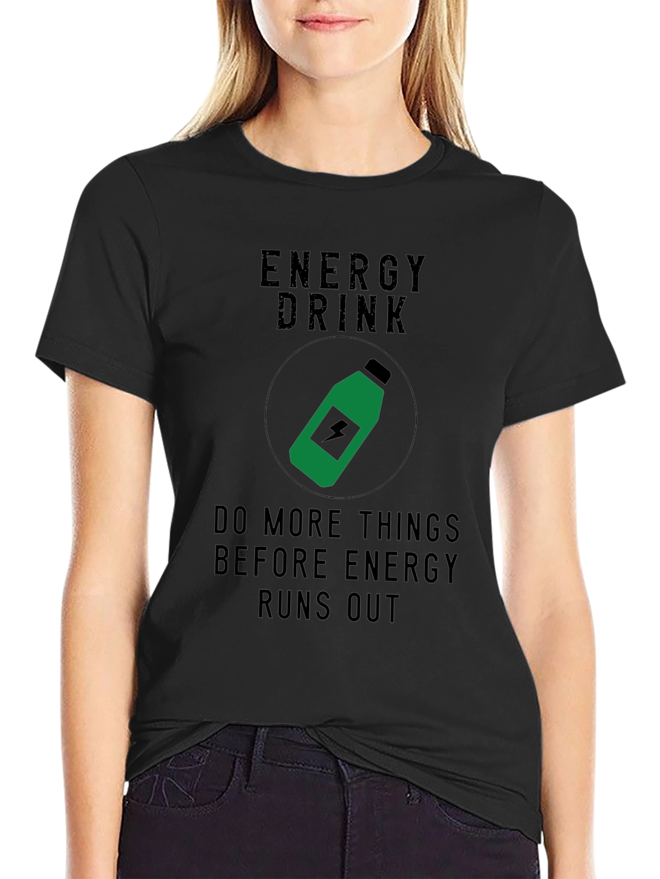 Energy Drink T-Shirt Do More Things Black
