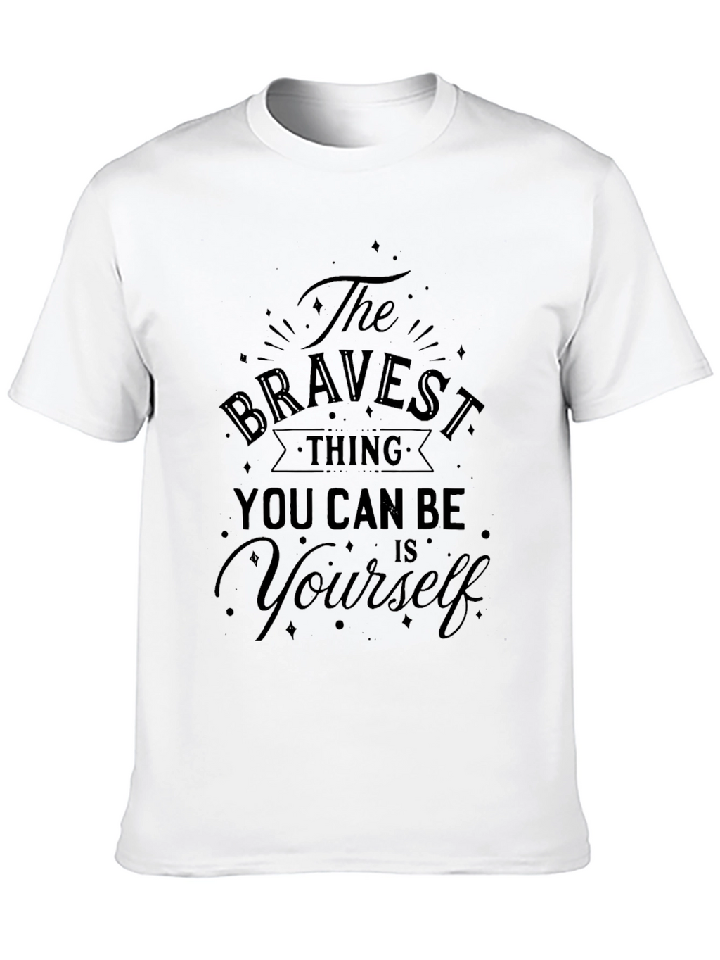 Bravest Thing Graphic Tee - Black